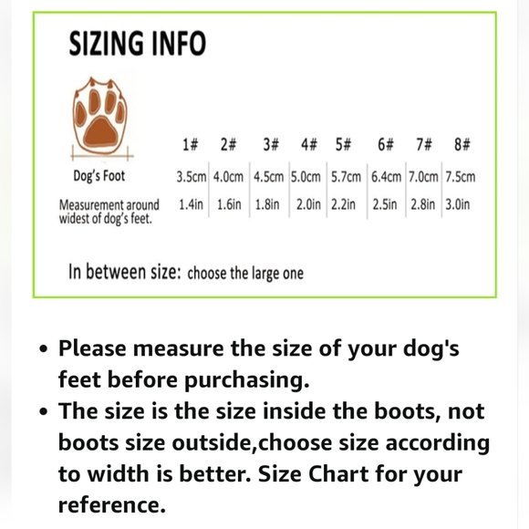 TRUE LOVE Dog Shoes Waterproof Anti-Slip Rain Boots with Reflective [NWOT] - Picture 5 of 5